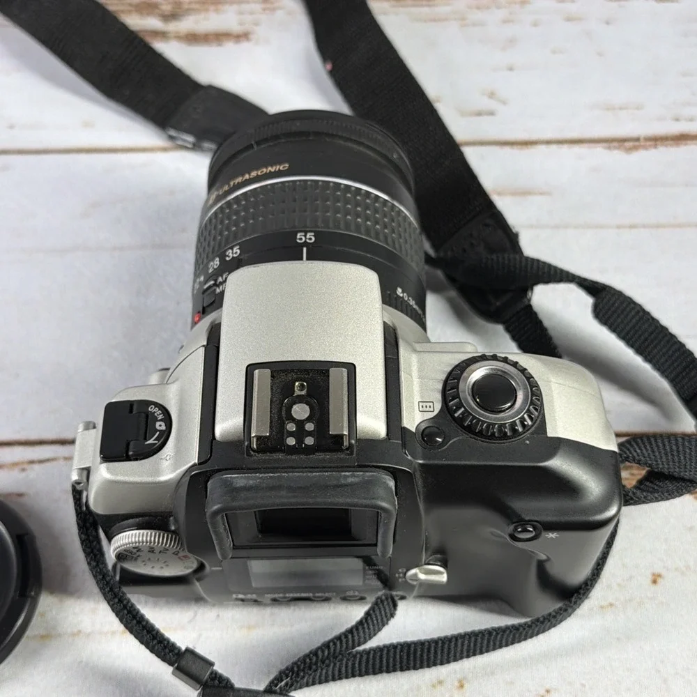 Used Canon EOS IX Lite APS Film Camera Silver w/ EF 22-55mm f/4-5.6 Lens Tested